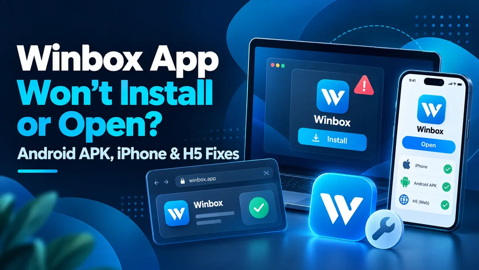 Winbox App Won't Install or Open? Android APK, iPhone & H5 Fixes