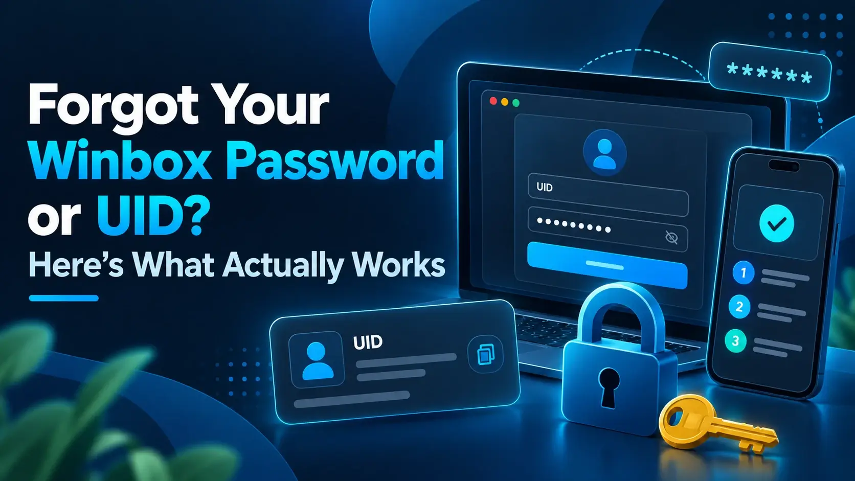 Forgot Your Winbox Password or UID? Here's What Actually Works